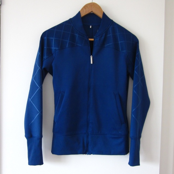 Nike Golf - Dri-Fit Textured Royal Blue Vest - Picture 1 of 8